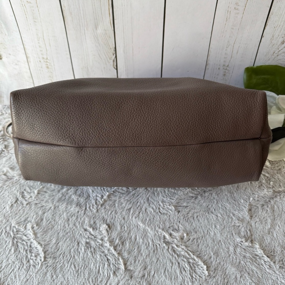 Michael Kors Taupe and Black Pebble Leather Handbag - Picture 7 of 13